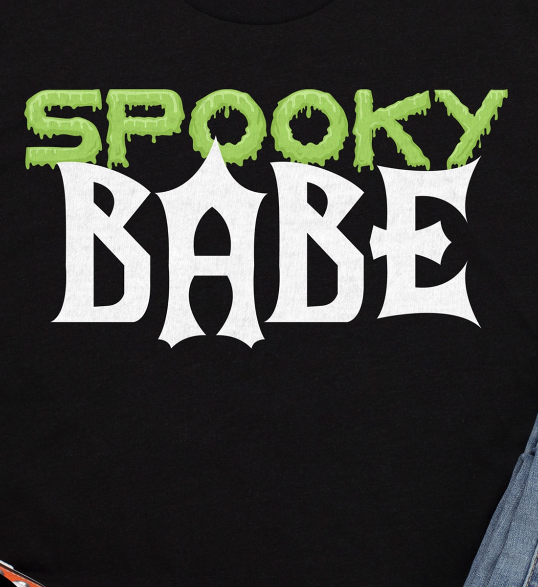 Spooky Babe Chic Halloween Tee By Holidayshirts