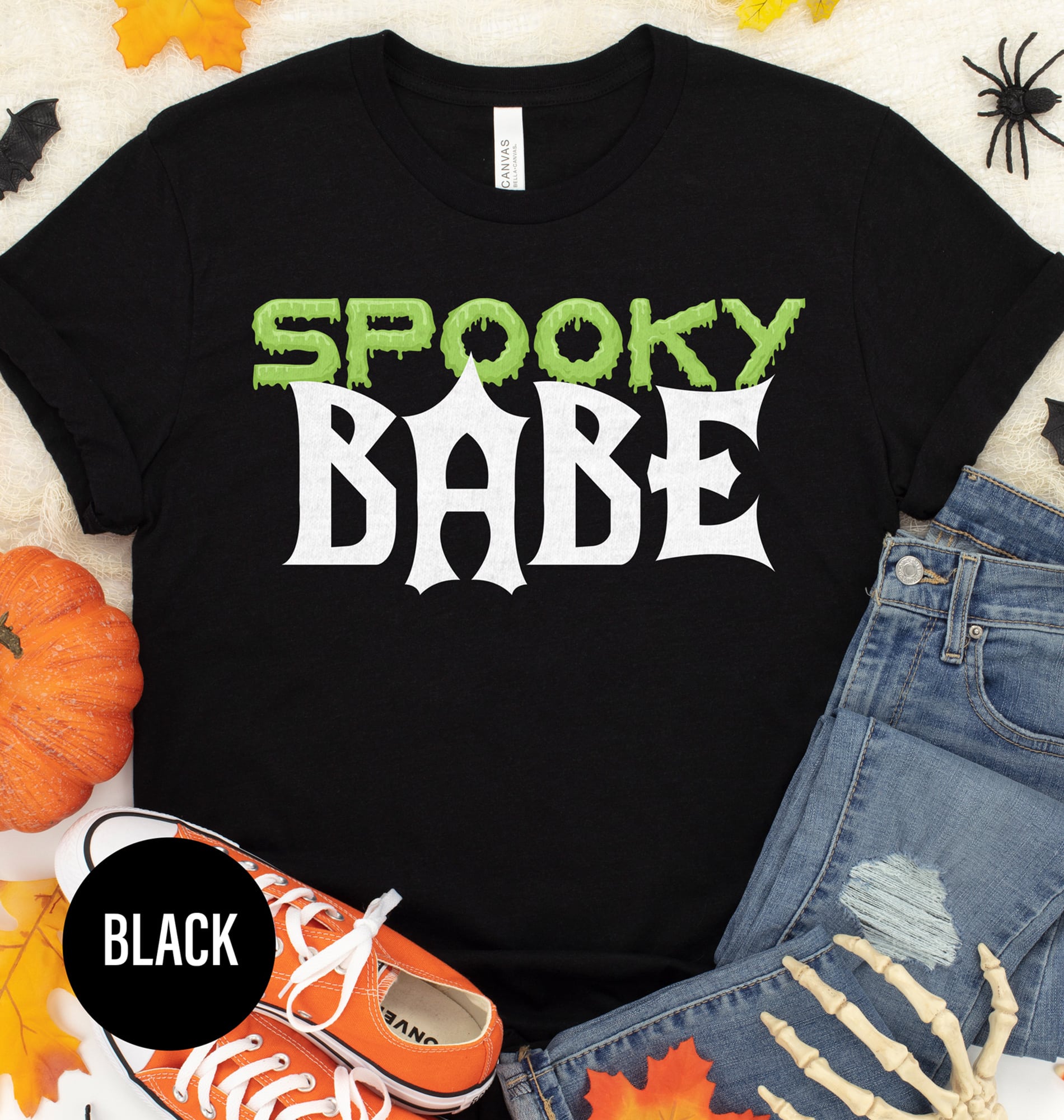 Spooky Babe Chic Halloween Tee By Holidayshirts