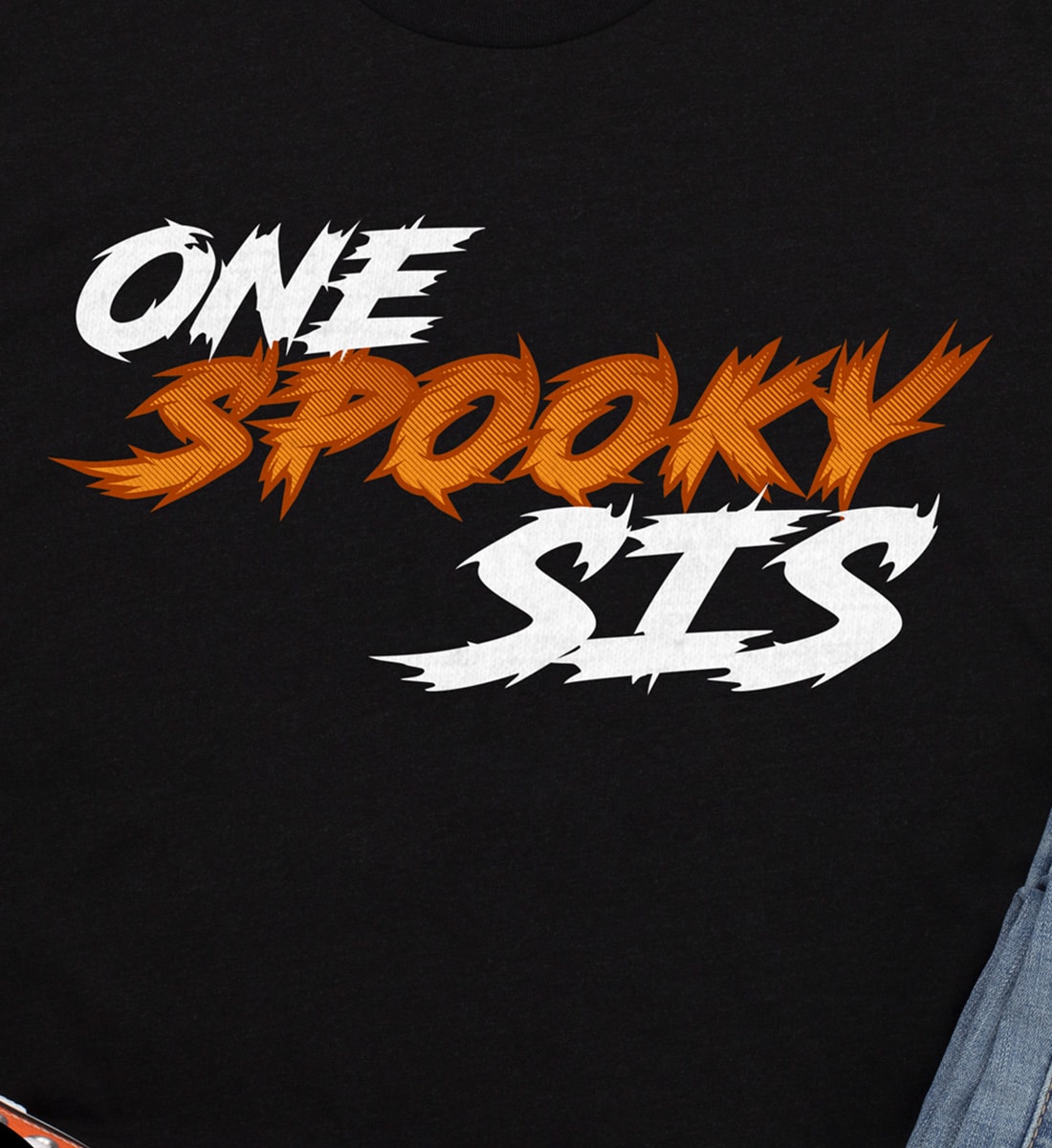 Spooky Sis Versatile Tee - Halloween Special
