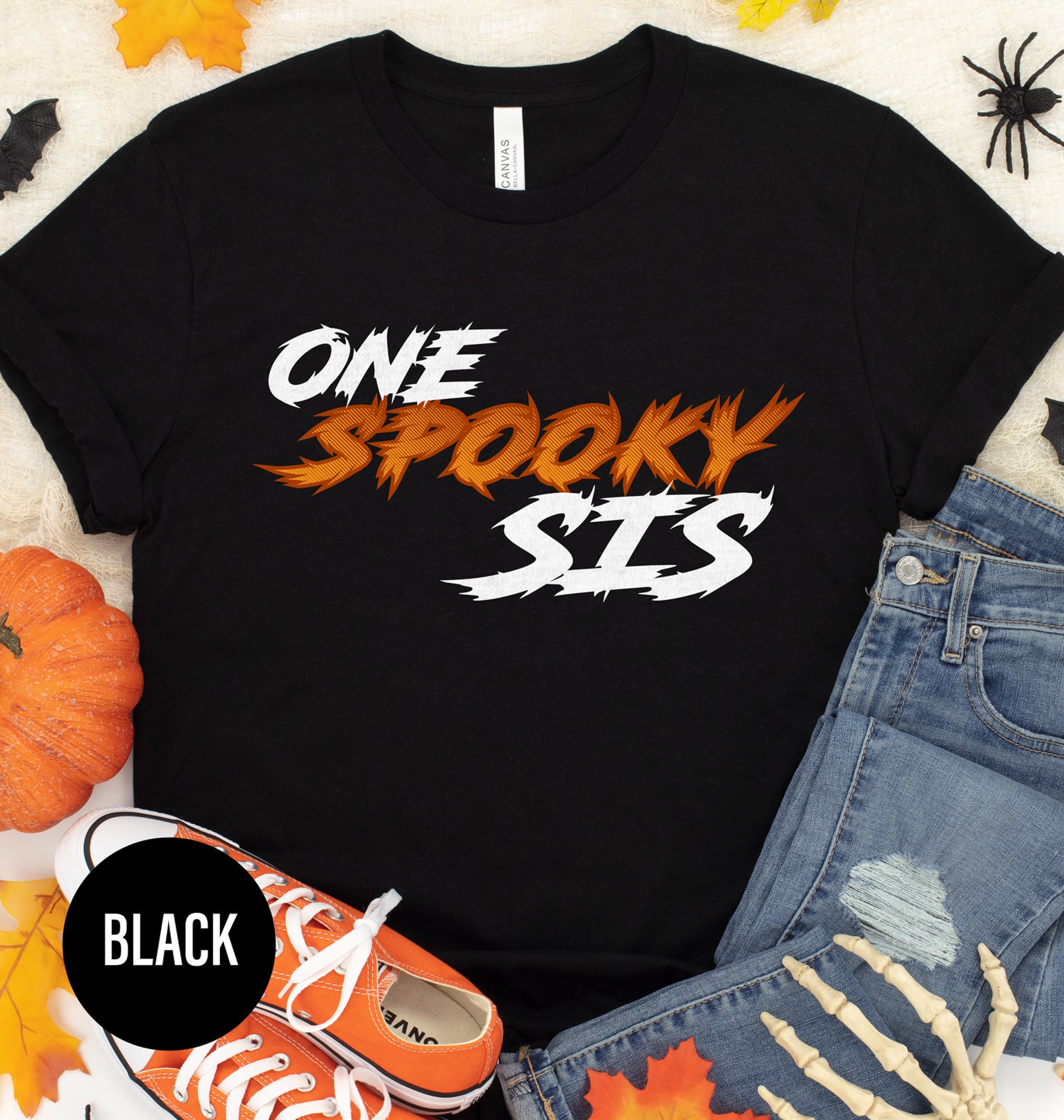 Spooky Sis Versatile Tee - Halloween Special