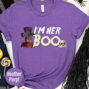 Spooky Skull & Grave Witch Halloween Tee
