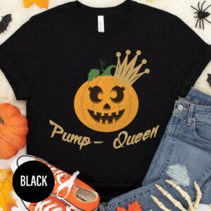 Pump Queen - Chic Halloween Tee By Holidayshirts