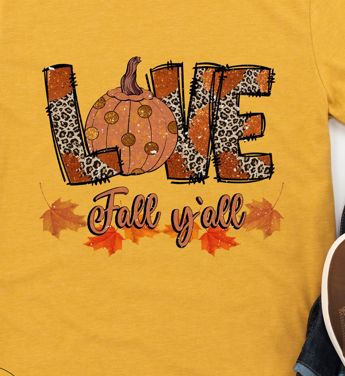 Love Fall You All Vintage Halloween Tee