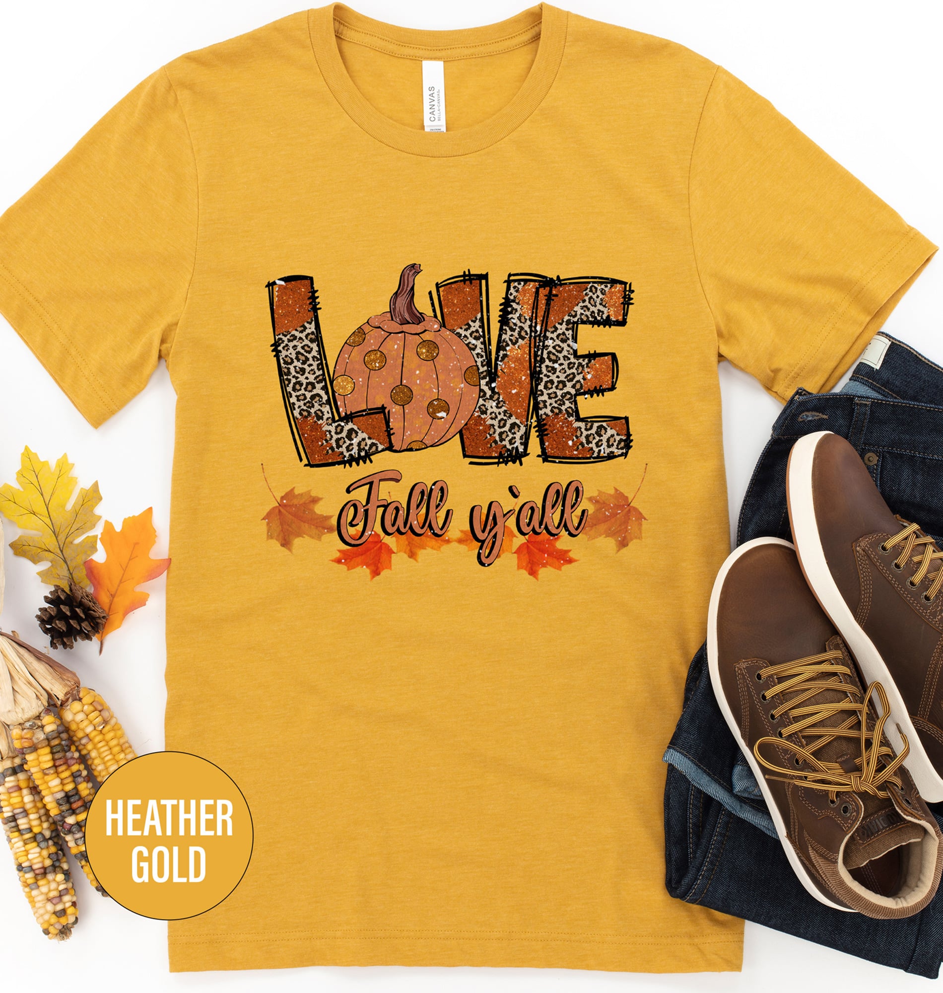 Love Fall You All Vintage Halloween Tee