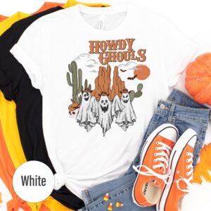 Howdy Ghouls Halloween Tee - Unique Holidayshirts