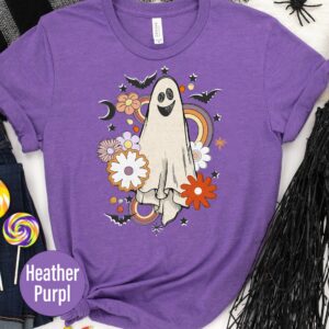 Rainbow Ghost Chill Halloween Tee - Holidayshirts