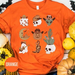 Ghostly Cactus Halloween Tee - Eclectic Range
