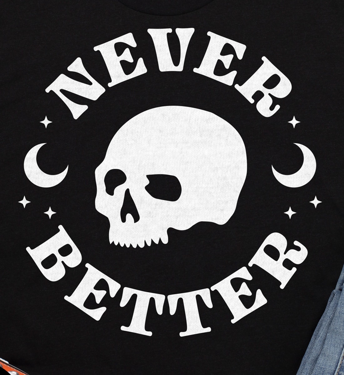 Never Better Edgy Halloween Tee - Holidayshirts.com