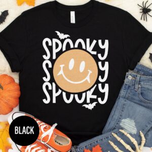 Spooky Smile Halloween Crispy Tee - Holidayshirts.com