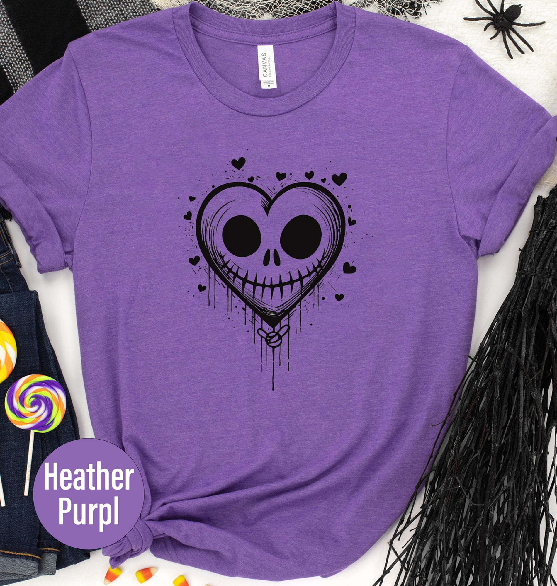 Holidayshirts Ghost-hearted Halloween Tee