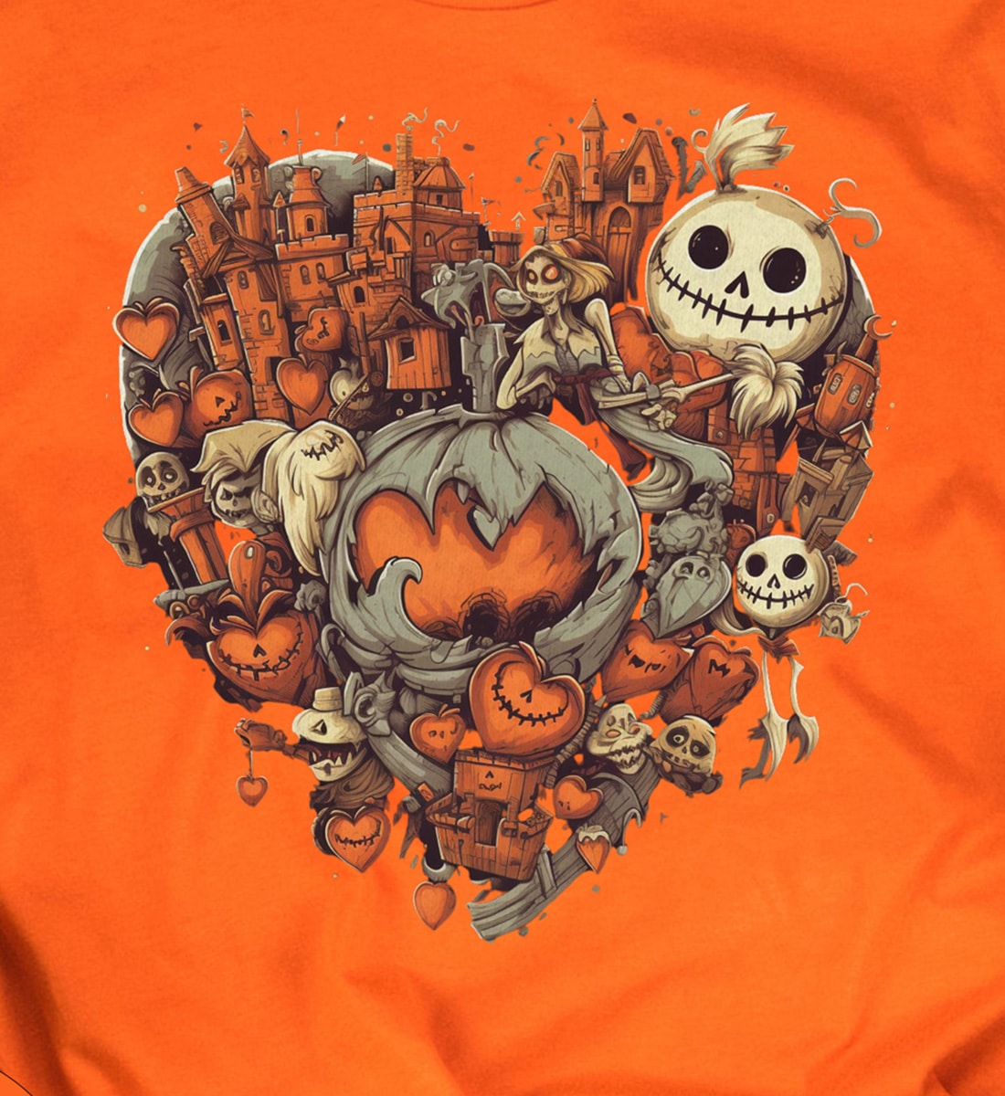 Spooky Heart Halloween Tee By Holidayshirts