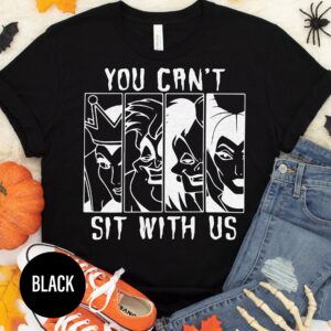 Shady Sit With Us Textured Halloween Tee