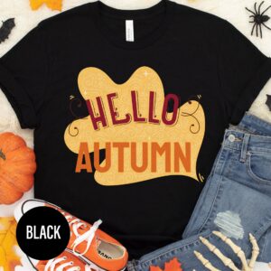 Edgy Hello Autumn Halloween Tee - Holidayshirts