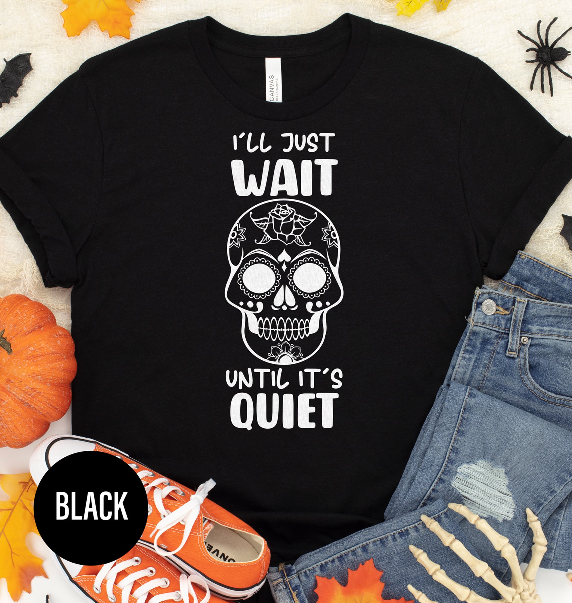 Spooky Just Wait Halloween Crisp Tee