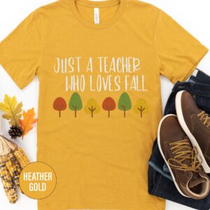 Fall Enthusiast's Athletic Halloween Tee