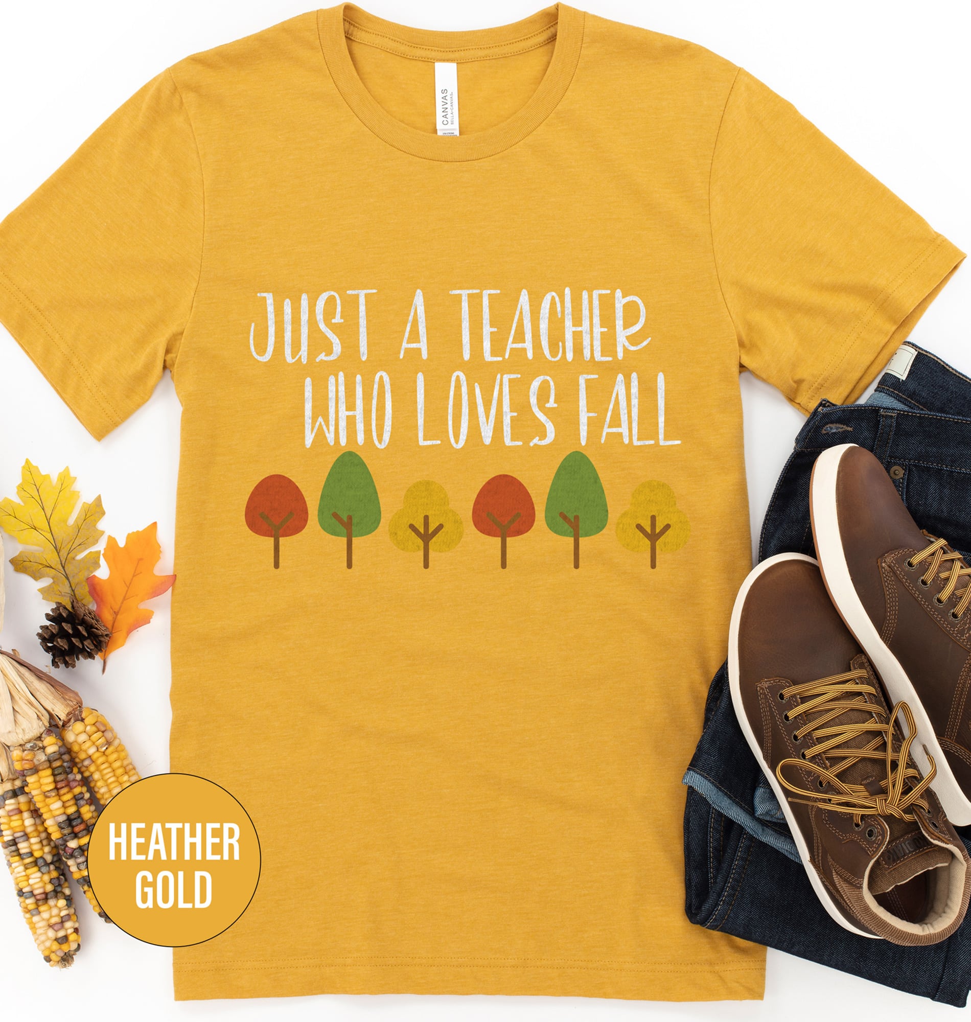 Fall Enthusiast's Athletic Halloween Tee