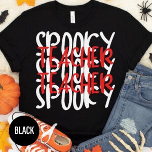 Spooky Fun Teacher Halloween Tee - Holidayshirts