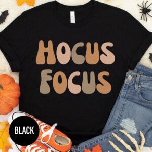 Retro Hocus Focus Halloween Tee - Holidayshirts