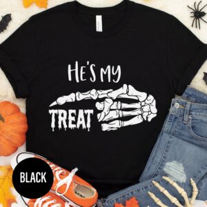 Unique 'he's My Treat' Halloween Tee By Holidayshirts