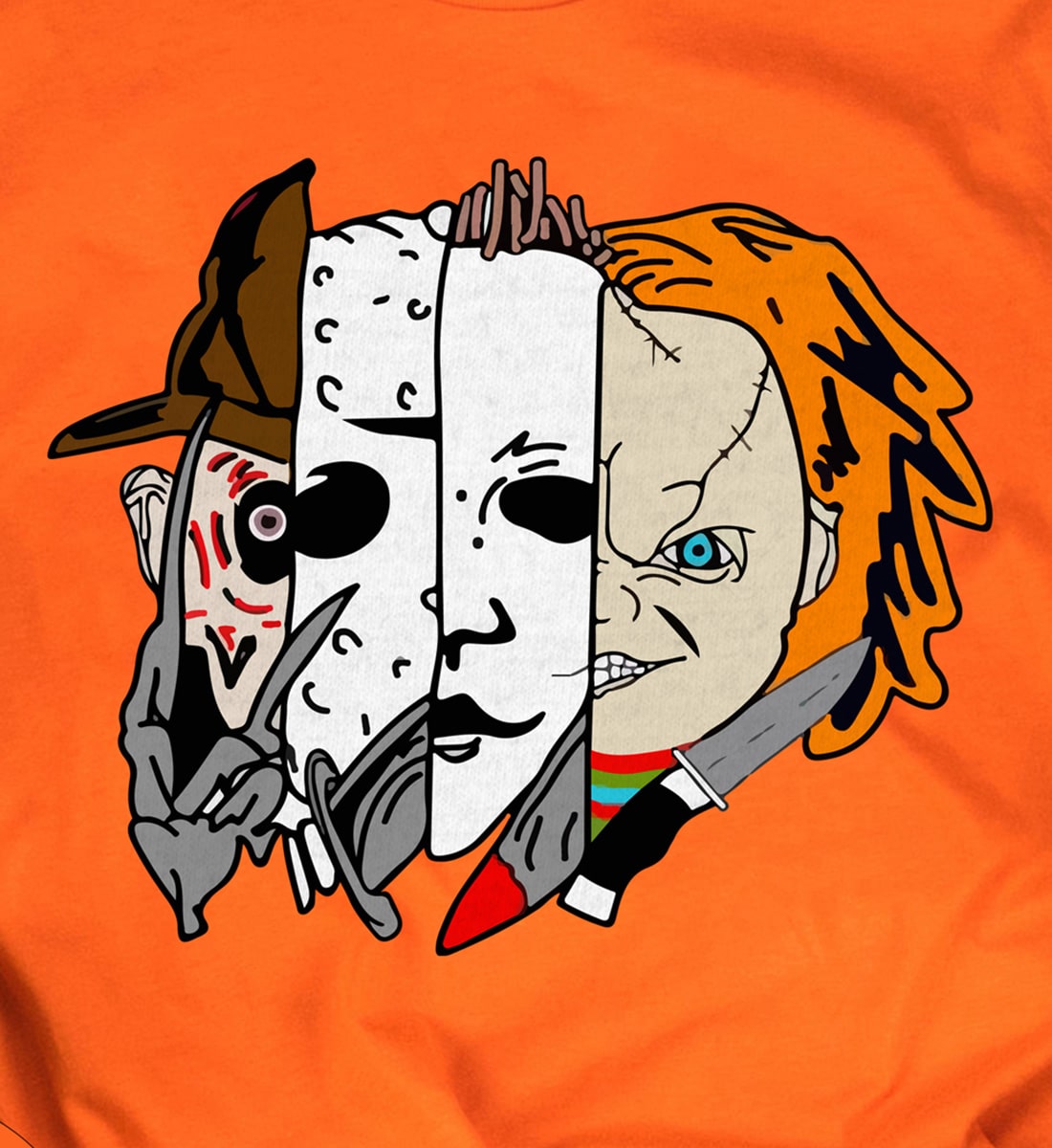 Spooky Horror Icon Halloween Tee By Holidayshirts