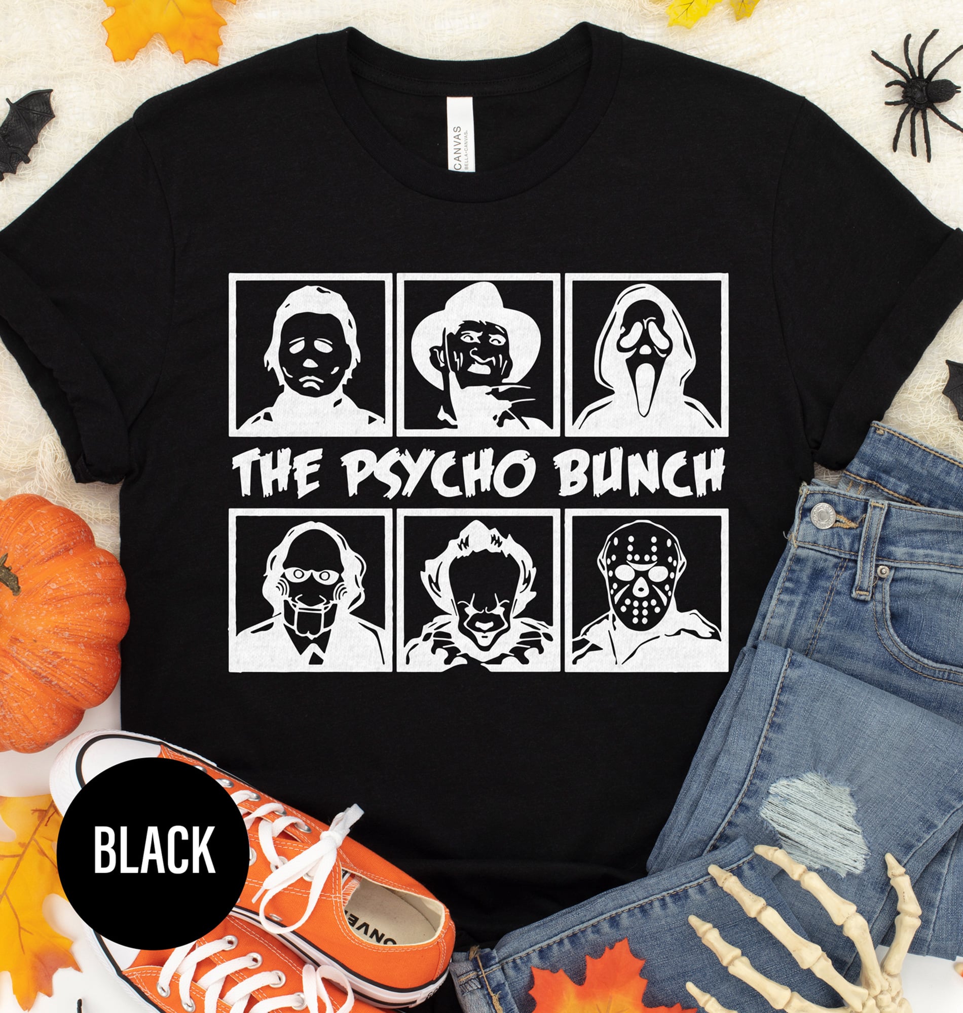 Holidayshirts Psycho Bunch Halloween Athletic Tee