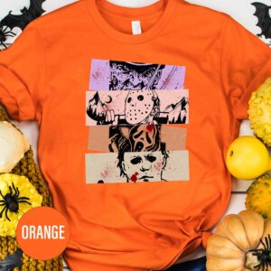 Aesthetic Killers Vibrant Halloween T-shirt