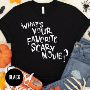 Spooky Fave Movie Halloween Tee By Holidayshirts