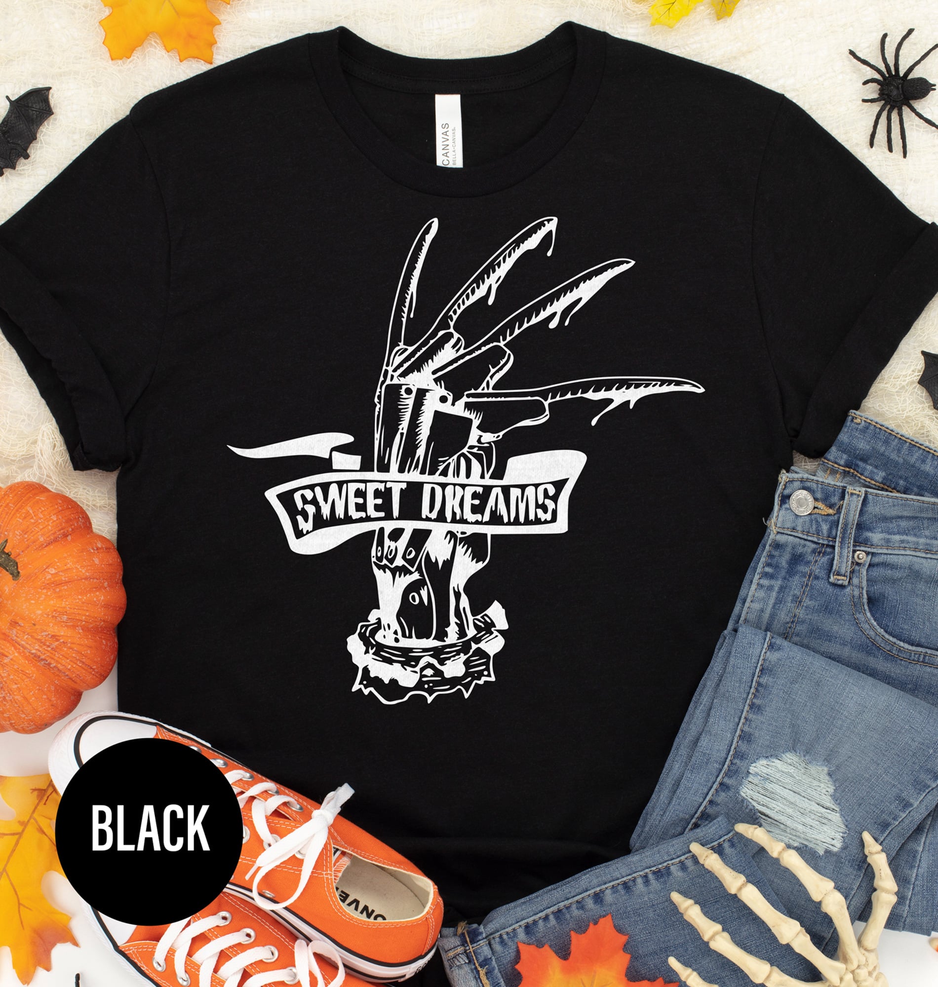 Sweet Dreams Modern Halloween Tee - Holidayshirts