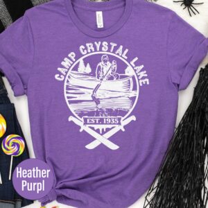 Creepy Camp Crystal Halloween Tee - Distressed