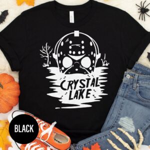 Crystal Lake Horror Halloween Tee By Holidayshirts
