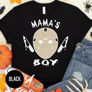 Organic Mama's Boy Halloween Tee - Holidayshirts