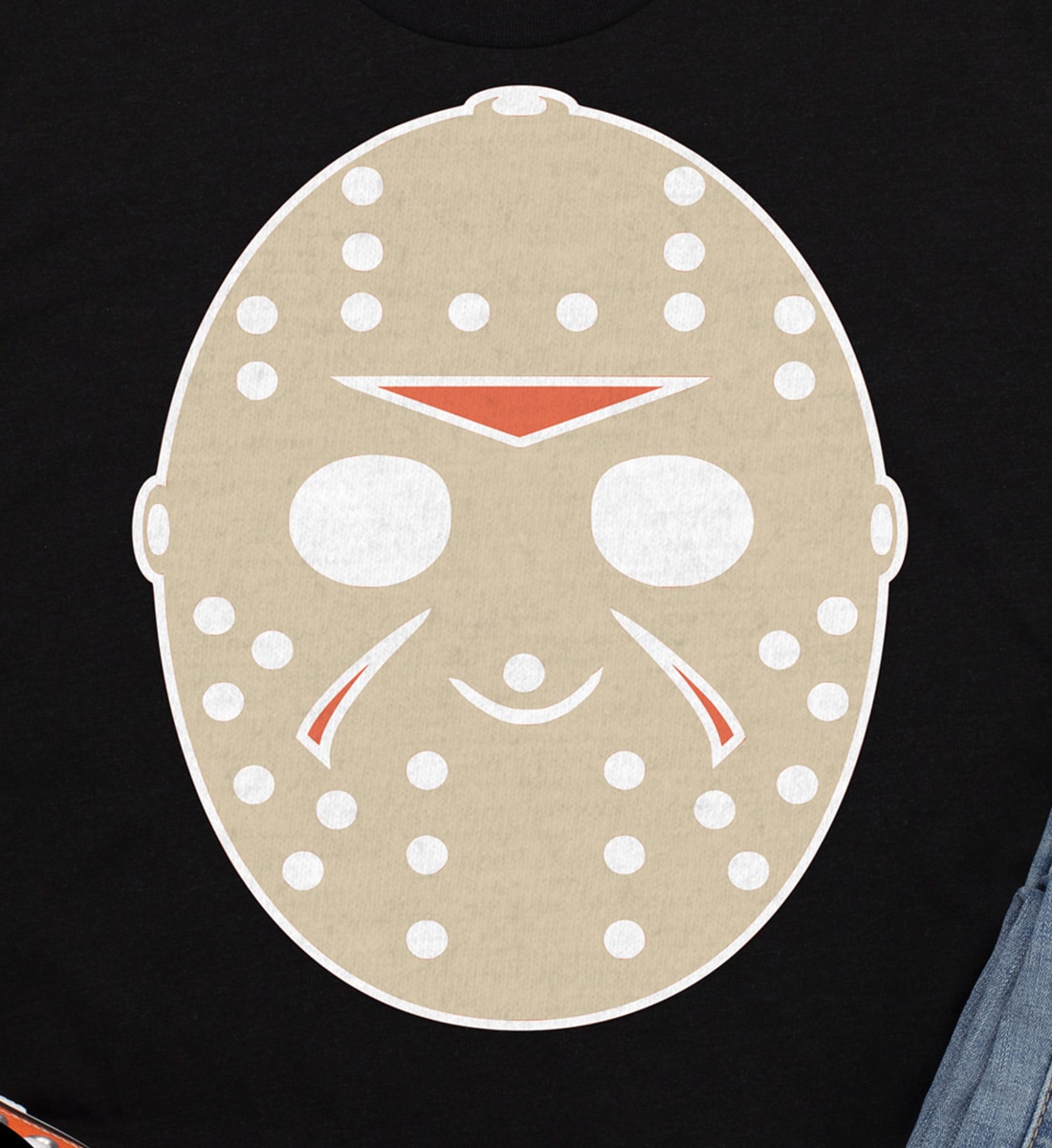 Artsy Vorehees Boy's Halloween Tee - Red