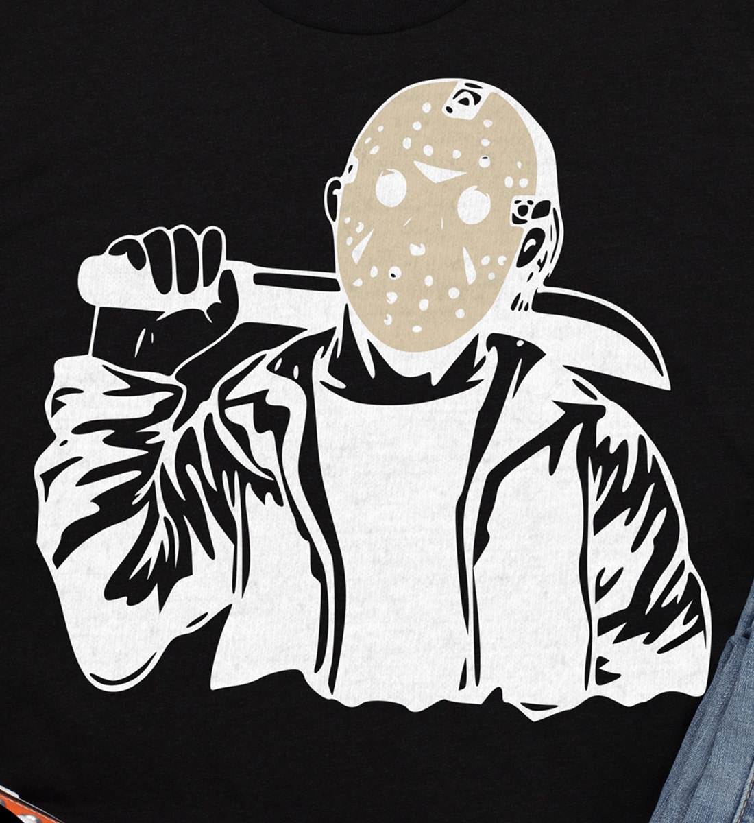 Elegant Vorhees Halloween Tee - Don't Mess