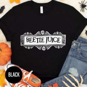 Beetle Juice Relaxed Halloween T-shirt