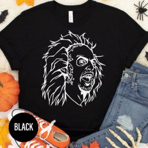 Horror Creative Sketch Casual Halloween T-shirt