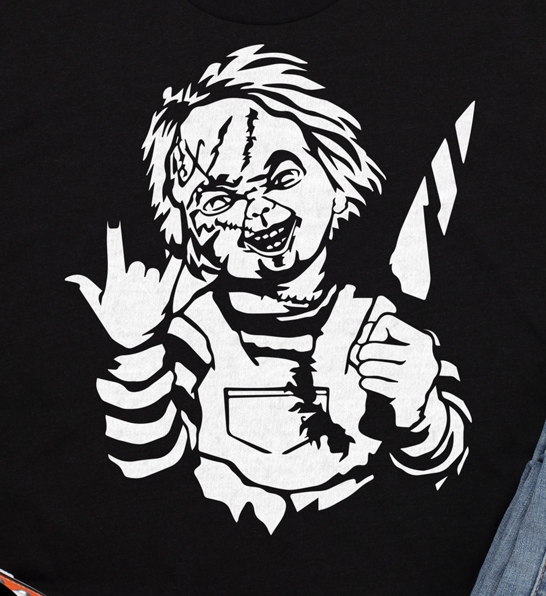 Chucky Vibe Comfy Halloween Tee - Holidayshirts