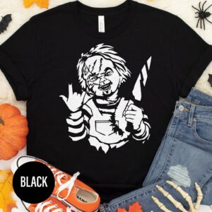 Chucky Vibe Comfy Halloween Tee - Holidayshirts