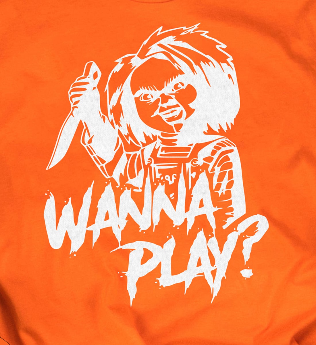 Sleek Wanna Play Halloween Tee - Holidayshirts