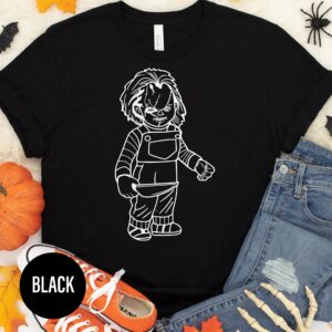 Chucky's Sinister Smile Halloween Tee - Holidayshirts.com