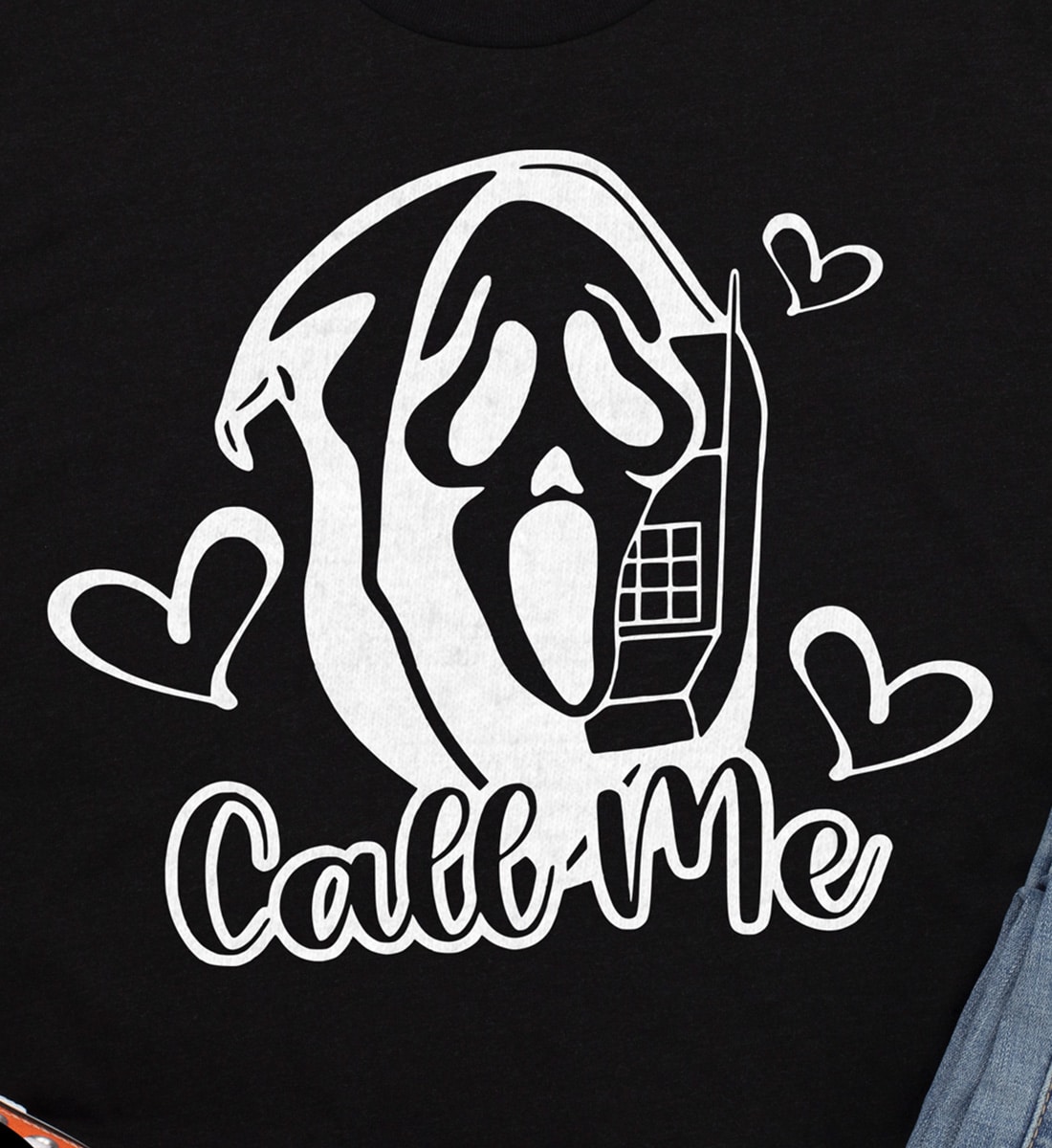 Ghostly Vampire Call Me Halloween Tee