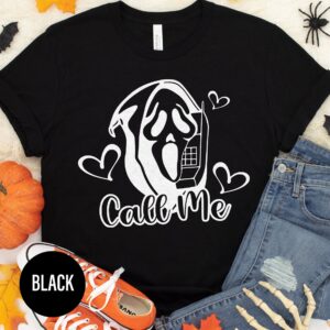 Ghostly Vampire Call Me Halloween Tee