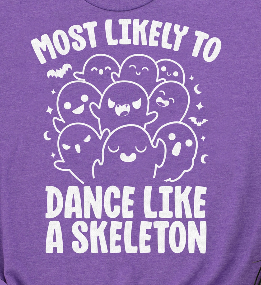 Most Likely To Dance Like A Skeleton Sketchy Halloween T-shirt