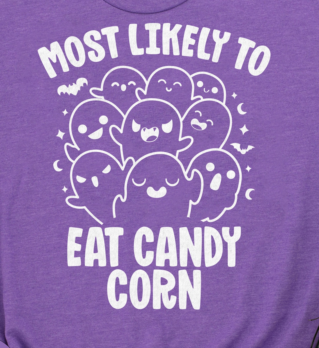 Most Likely To Eay Candy Corn Trendy Halloween T-shirt