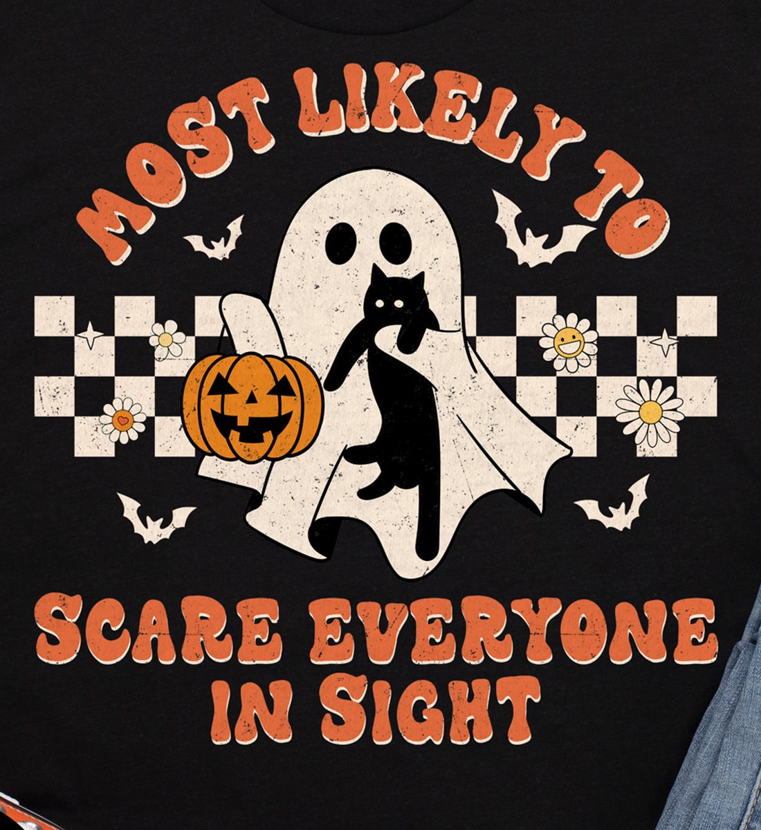 Most Likely To Scary Everyone In Sight Trendy Halloween T-shirt