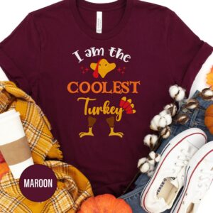 Coolest Turkey Fun Thanksgiving Tee By Holidayshirts
