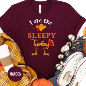 Sleepy Turkey Thanksgiving Tee - Holidayshirts.com
