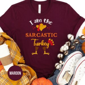 Sassy Turkey Tee - Thanksgiving Special By Holidayshirts