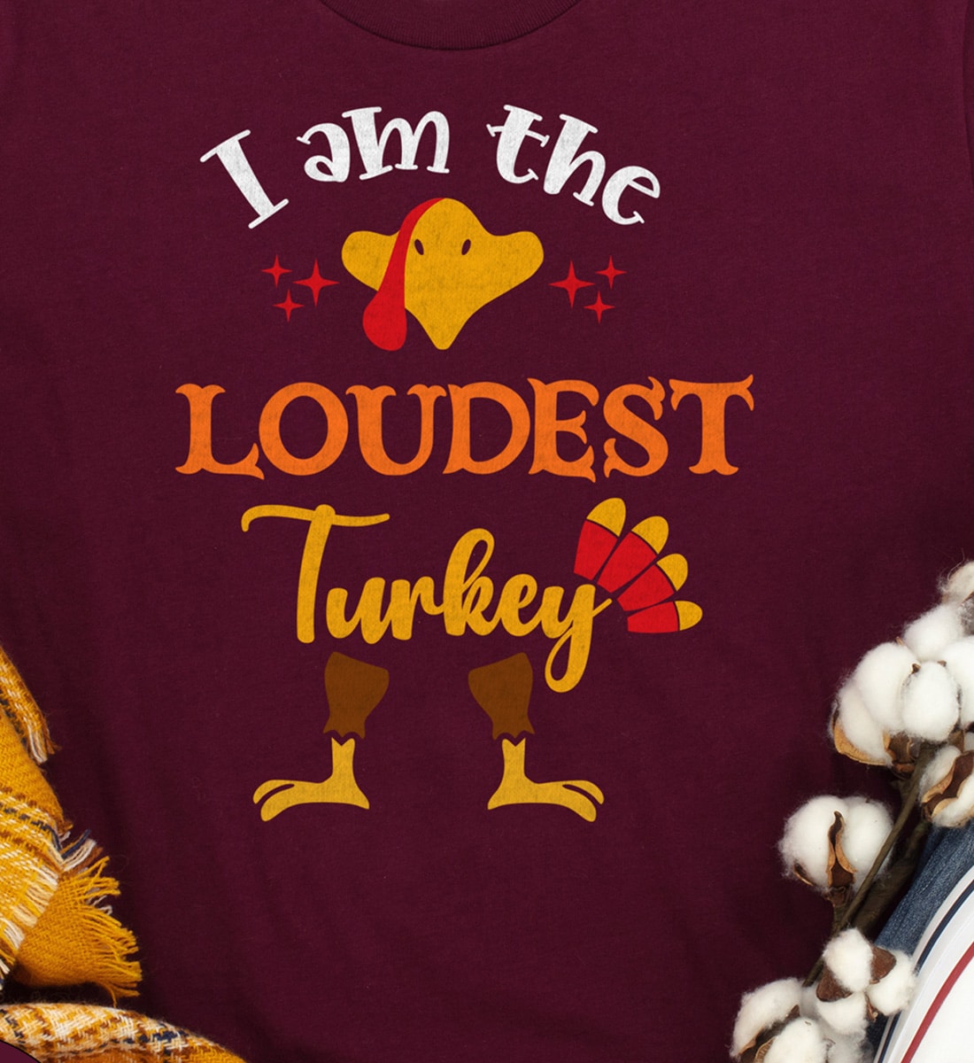 Loudest Turkey Thanksgiving Tee - Holidayshirts.com