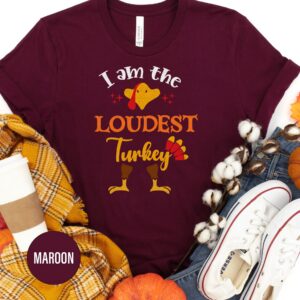Loudest Turkey Thanksgiving Tee - Holidayshirts.com