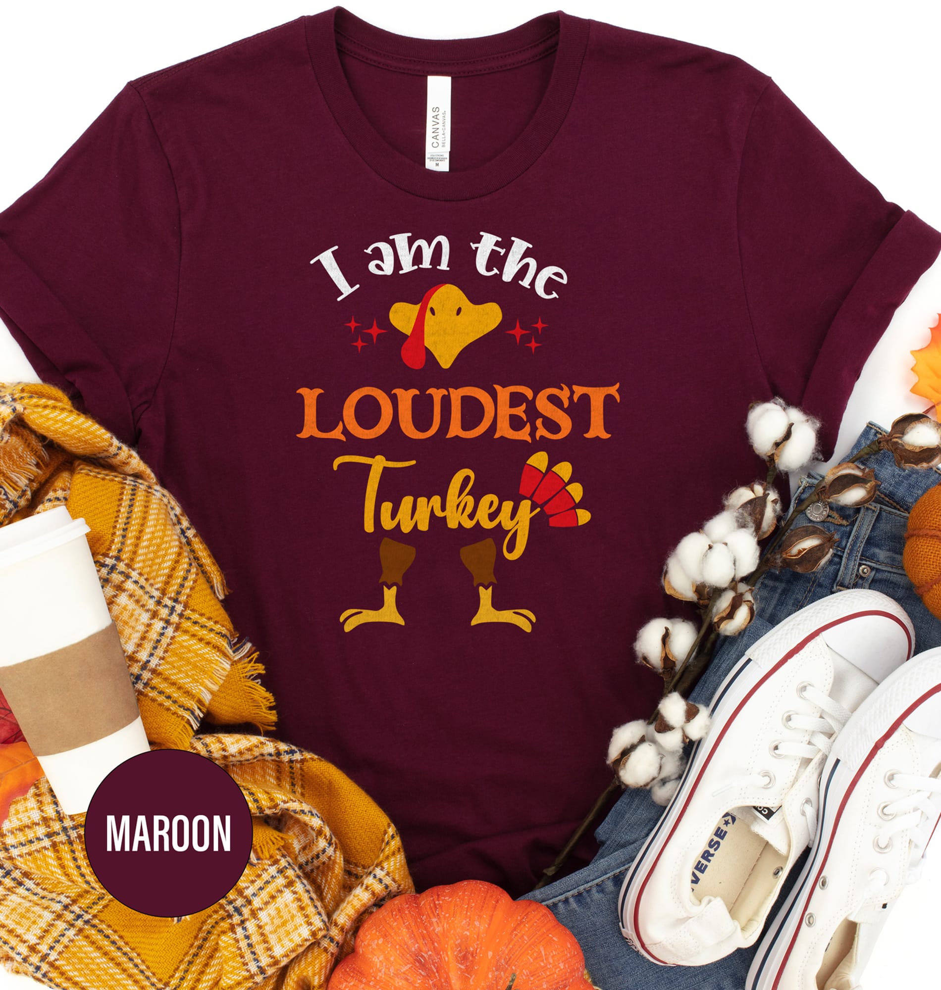Loudest Turkey Thanksgiving Tee - Holidayshirts.com